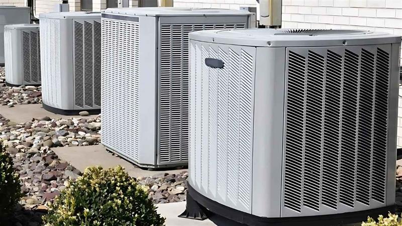 Residential HVAC Installed Outside