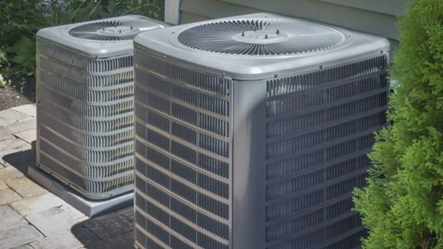 HVAC Units Installed Outside A House